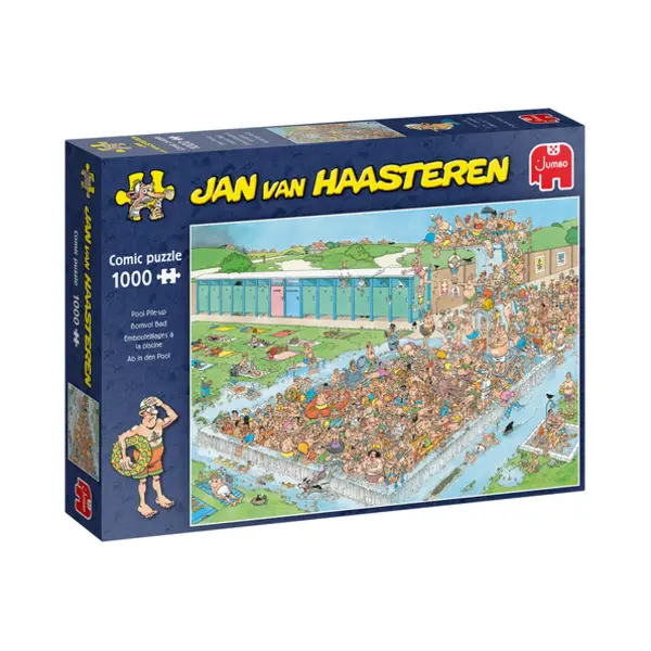 Jumbo Jan van Haasteren - Ab in den Pool - 1000 Teile thumbnail