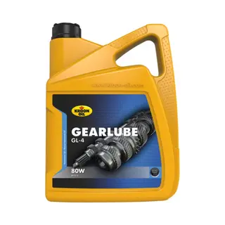Kroon Oil 01323 Schaltgetriebeöl Gearlube Gl-4 80W, Inhalt, 5l
