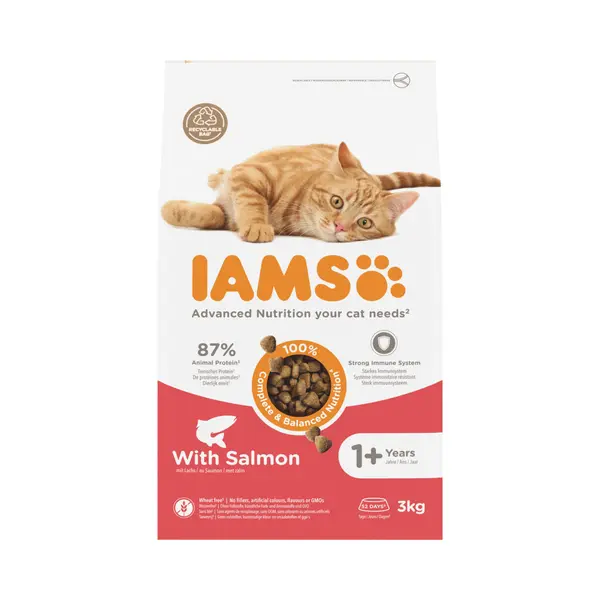 Iams Advanced Nutrition Adult Cat With Salmon - 3kg thumbnail