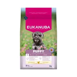 Eukanuba Fresh Chicken - Complete Dry Puppy Food - For Small Breed Dogs 3KG