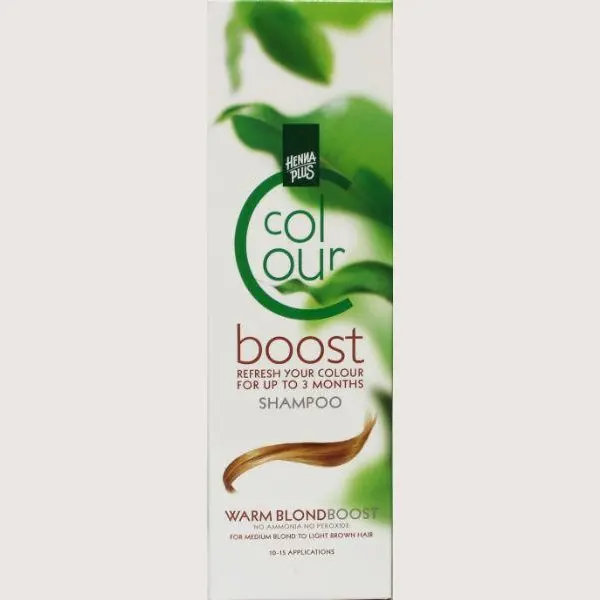Hennaplus Shampoo Om Kleur Op Te Frissen Warm Blond. thumbnail