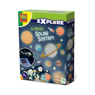 Ses Creative Explore 25123 - Sonnensystem Modell Kit - Leuchtende Planeten und Sterne für Kinder - Astronomie Lernspielzeug
