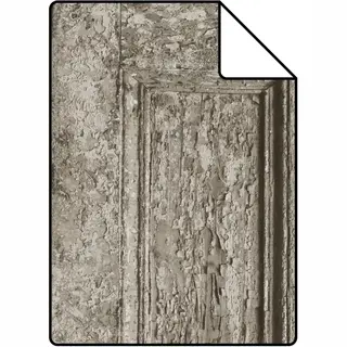 Proefstaal ESTAhome Behang Paneeldeuren Taupe - 138210 - 26, 5 X 21 Cm