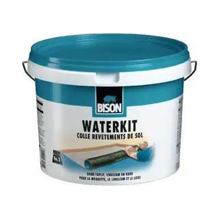 Bison Waterkit Emmer 3 Kg, Lijm Op Waterbasis, Voor Vloerbedekking, Oplosmiddelvrij