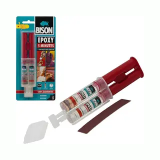 Bison Epoxy Lijm - 2 Componenten - 5min Droogtijd - 24ml