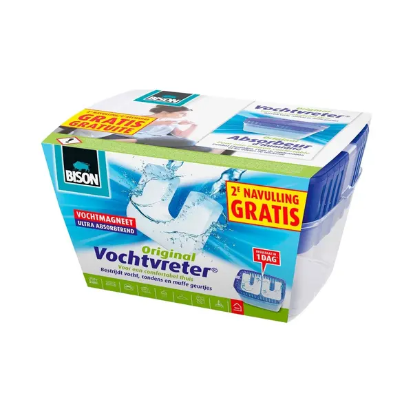 Bison Vochtvreter + 2 Navullingen Neutraal 2 X 900 Gr thumbnail
