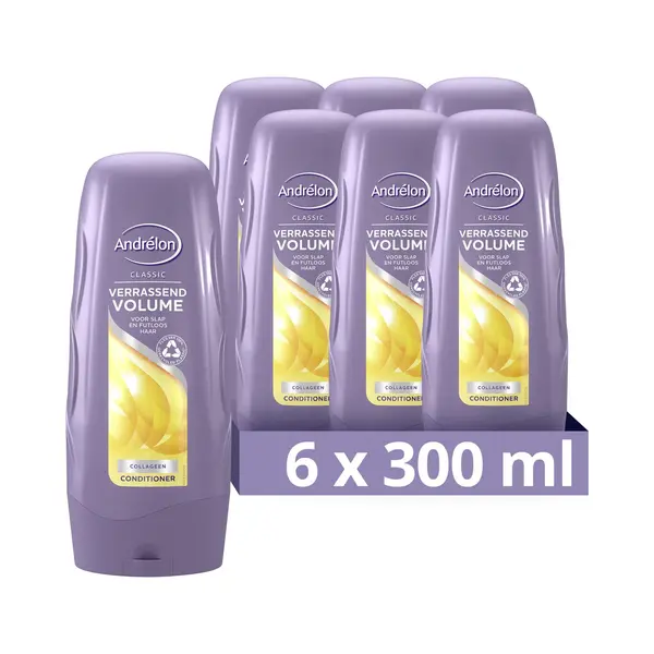 Andrélon Classic Verrassend Volume Conditioner - 6 X 300 Ml - Voordeelverpakking thumbnail