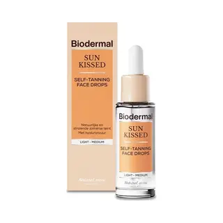 Bioderma, Zelfbruiner, Biodermal Sun Tan Kissed Self Tanning Face Drops 30 Ml (30 ml)
