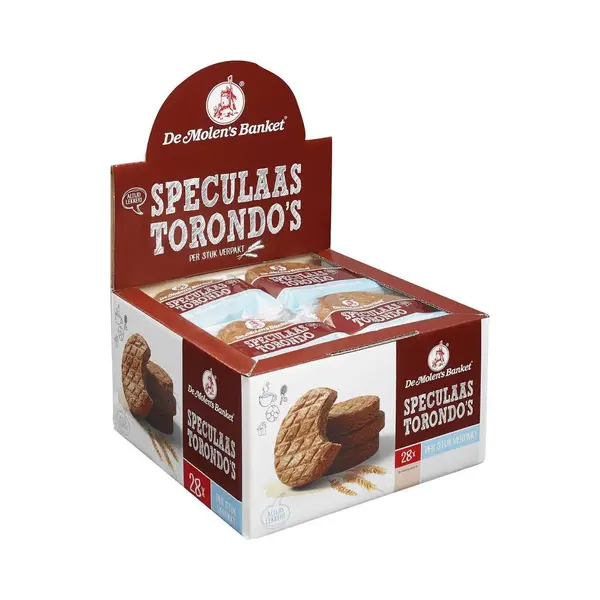 De Molen's Banket - Speculaas Torondo´s - 28 X 65gr thumbnail