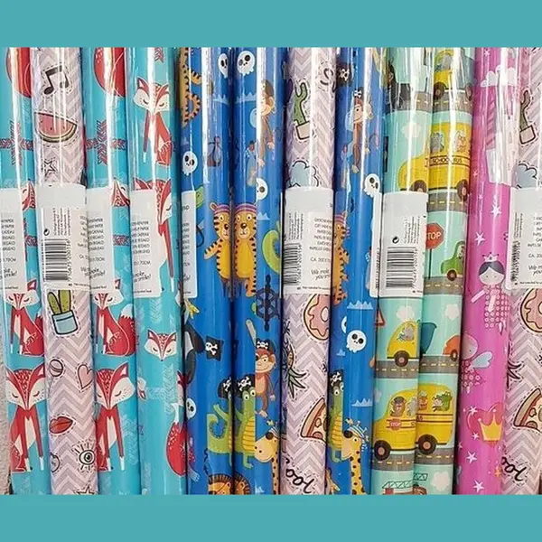 Benza 5 Rollen Cadeaupapier Voor Kinderen 200 X 70 Cm thumbnail