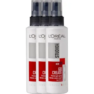 L'Oréal Paris Studio Line Go Create - Extra Sterke Fixatie Spray - 3 X 150ml