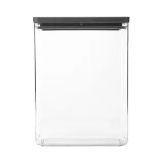 Brabantia 229985 Voorraaddoos Rechthoekig Container 5,4 l Grijs, Transparant 1 stuk(s)