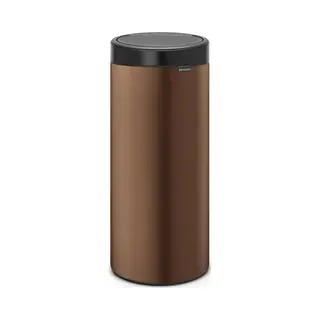 Brabantia Cestino Touch, Vuilnisbak, Brons, Zwart