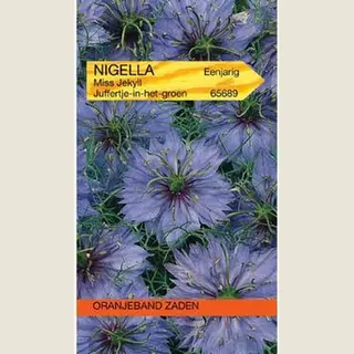 Oranjeband Zaden Nigella, Juffertje-in-het-groen Miss Jekyll