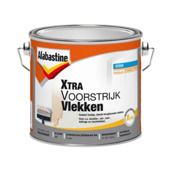 Alabastine Xtra voorstrijk vlekken 2,5 l thumbnail
