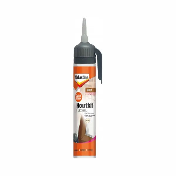 Alabastine Houtkit flexibel Wit 0,3 kg thumbnail