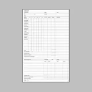 Weekstaat Djois Atlanta A4 297x210mm 70gr 50vel | 5 Stuks
