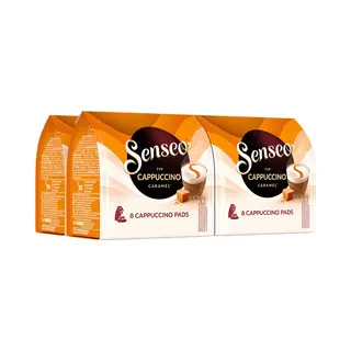 Senseo Cappuccino Caramel Koffiepads - Intensiteit 2/9 - 4 X 8 Pads