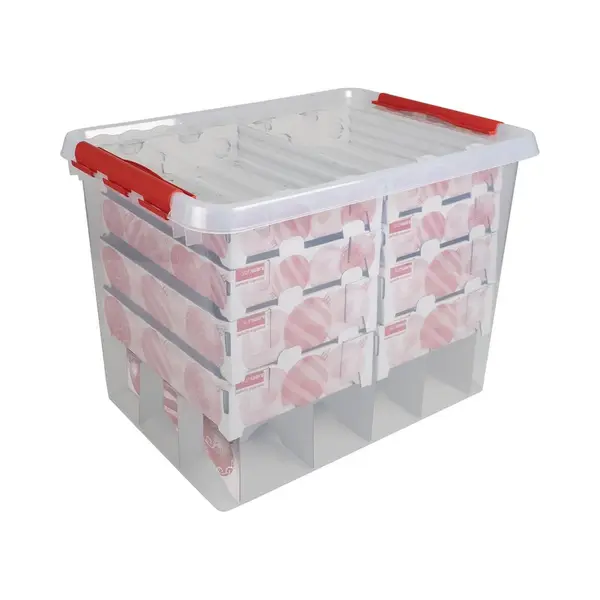 Sunware Aufbewahrungsbox Sunware Weihnachtsbox Q-line 72L Mit Einsatz Für thumbnail