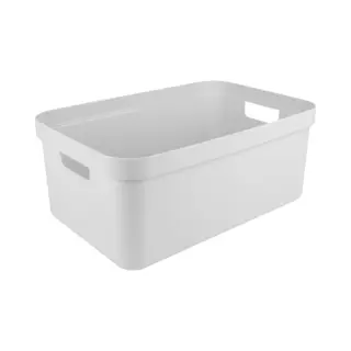 Sunware Opbergbox Sigma - Kunststof - 45 Liter - Wit - Opberg Dozen/bakken - Opbergers - 39 X 59 X 24 Cm