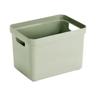 Sunware perfectly organised Sunware Sigma Home Aufbewahrungsbox Bad 18L - 35x24, 6x24, 3cm - Kunststoff Aufbewahrungsbox Ohne Deckel - Körbe & Behälter