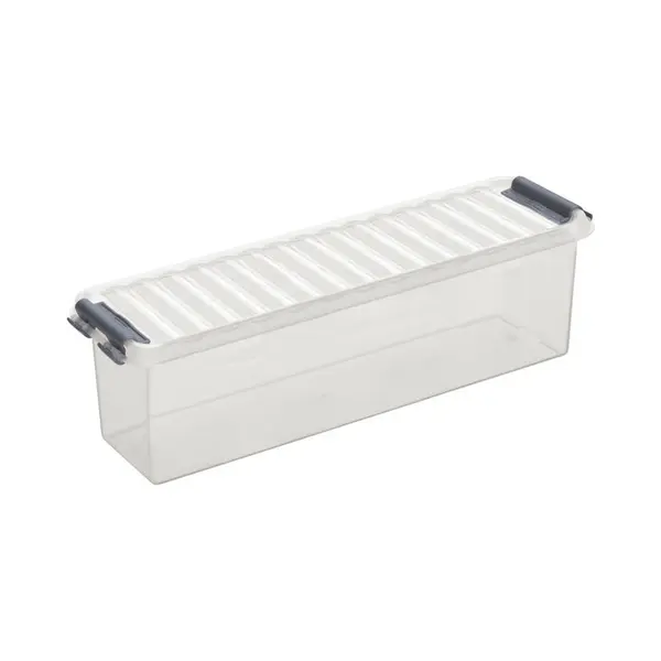 Sunware Aufbewahrungsbox Q-line 1, 3l Transparent 27 X 8, 4 X 9 Cm Boxen, Körbchen & Kisten thumbnail