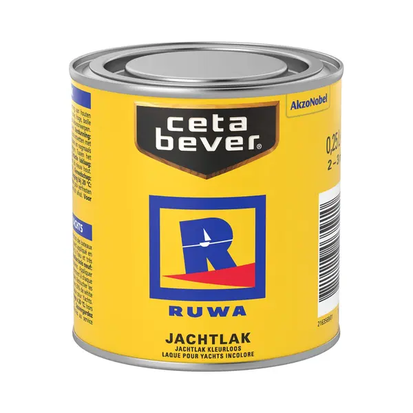 Cetabever - Ruwa Jachtlak - Kleurloos - 250 Ml thumbnail