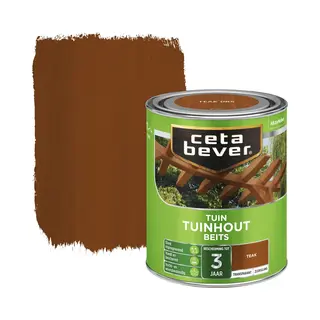 Cetabever - Tuinbeits Tuinhout Transparant - Teak - 750 Ml