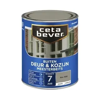 Cetabever - Meesterbeits Deur & Kozijn Dekkend - Ral 7030 - 750 Ml