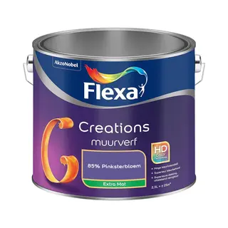 Flexa - Creations Muurverf Extra Mat - 85% Pinksterbloem - Mengverf - 2.5 L