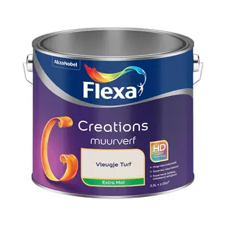 Flexa - Creations Muurverf Extra Mat - Vleugje Turf - Mengverf - 2.5 L