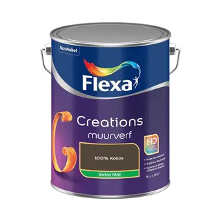 Flexa - Creations Muurverf Extra Mat - 100% Kokos - Mengverf - 5 L