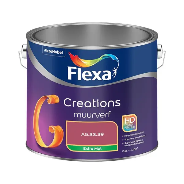 Flexa - Creations Muurverf Extra Mat - A5.33.39 - Mengverf - 2.5 L thumbnail
