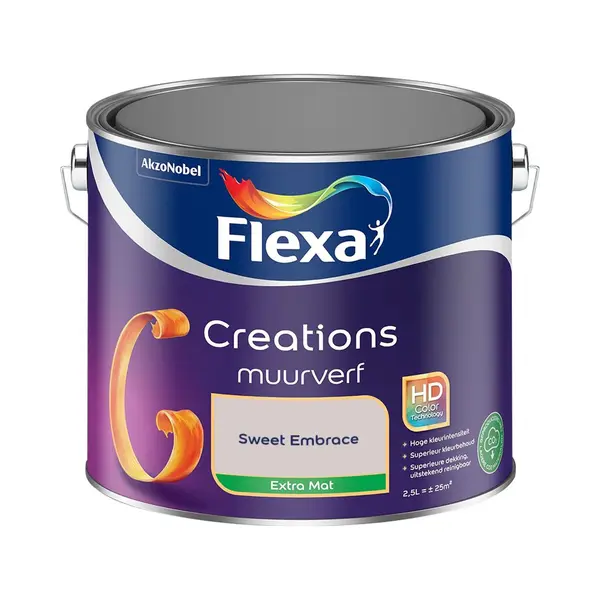 Flexa - Creations Muurverf Extra Mat - Sweet Embrace - Mengverf - 2.5 L thumbnail