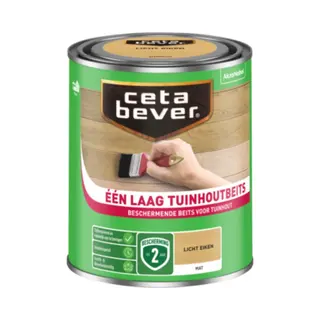 Cetabever Een Laag Tuinbeits - Licht Eiken - 0, 75L