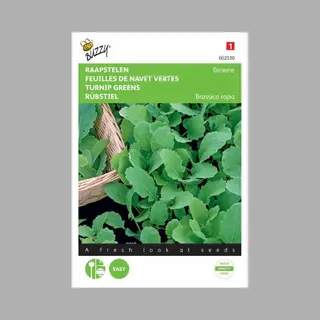 Buzzy Seeds Buzzy Zaden Raapstelen Groene
