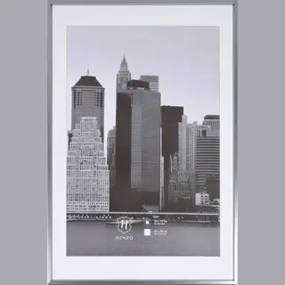 Fotolijst - Henzo - Metallica - Fotomaat 60x90 Cm - Zilver