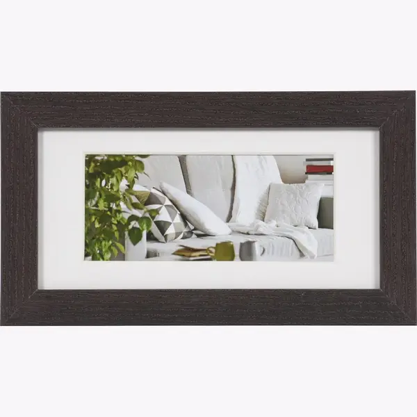 Henzo Modern Bilderrahmen, Holz, Dunkelbraun, 10x20 Cm thumbnail