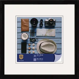 Fotolijst - Henzo - Napoli - Fotomaat 30x30 Cm - Zwart