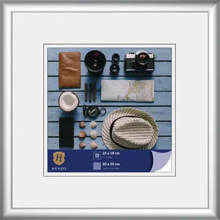 Fotolijst - Henzo - Napoli - Fotomaat 30x30 Cm - Zilver