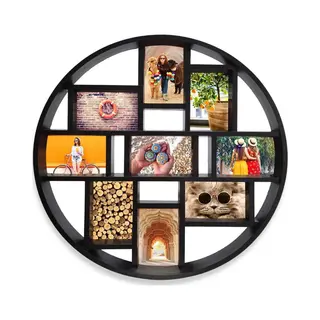 Fotolijst - Henzo - Discus Gallery - Collagelijst Voor 9 Foto's - Fotomaat 10x15 Cm - Zwart
