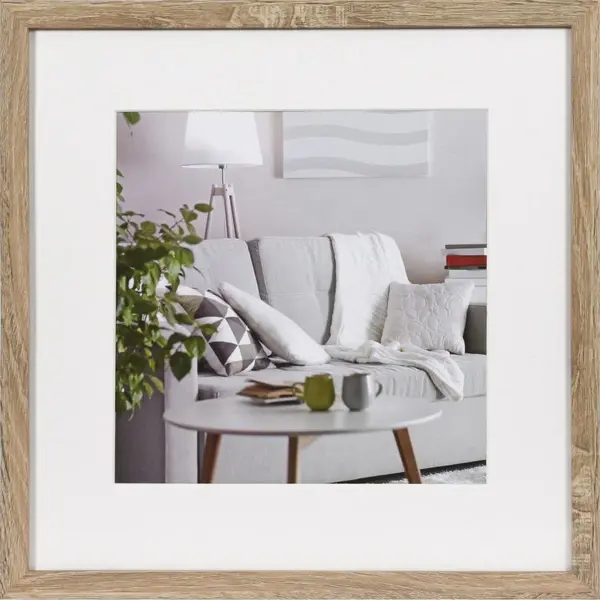 Henzo Modern 60x60cm Midden Bruin 81.079.06 Fotokader thumbnail