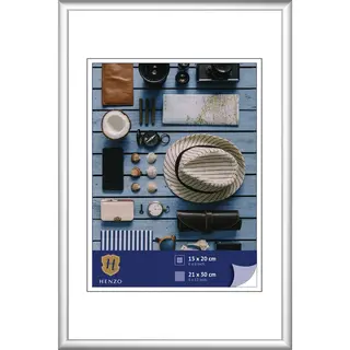 Fotolijst - Henzo - Napoli - Fotomaat 21x30 Cm - Zilver