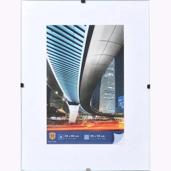 Fotolijst - Henzo - Clip Frame - Fotomaat 40x50 Cm - Transparant thumbnail