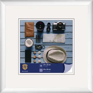 Fotolijst - Henzo - Napoli - Fotomaat 30x30 Cm - Wit