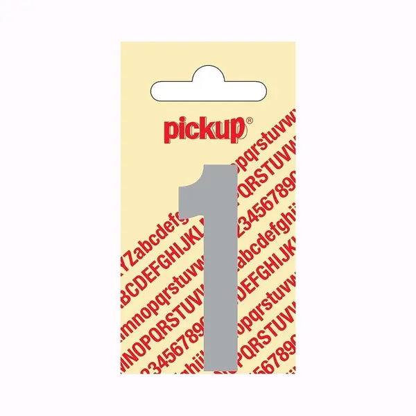 Pickup Plakcijfer Nobel Lichtgrijs - 60 Mm 1 thumbnail