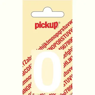 Pickup Plakcijfer Helvetica 40 Mm - Wit 0