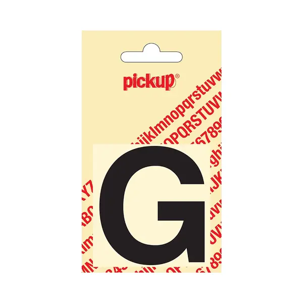 Pickup Plakletter Helvetica 60 Mm - Zwart G thumbnail