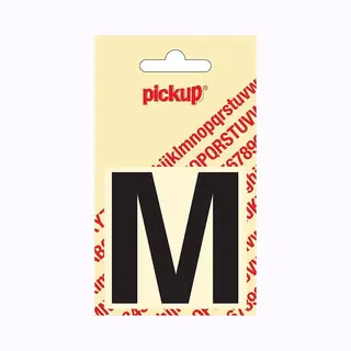 Pickup Plakletter Helvetica 60 Mm - Zwart M