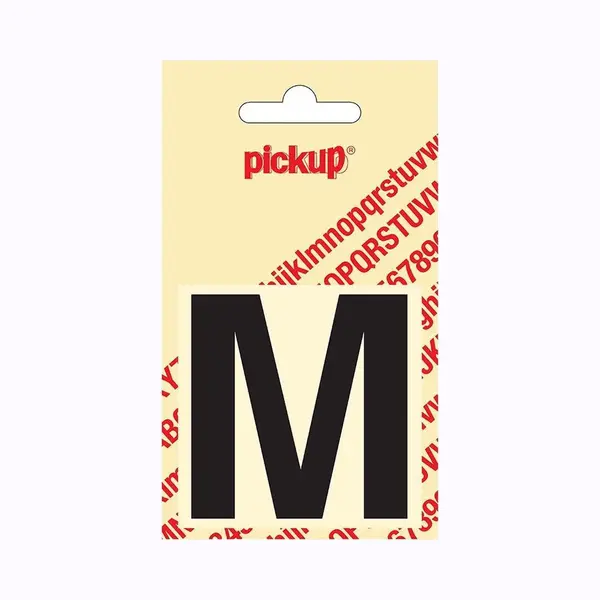 Pickup Plakletter Helvetica 60 Mm - Zwart M thumbnail